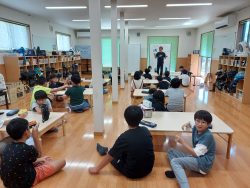 7月22日　絵画教室　5・6年