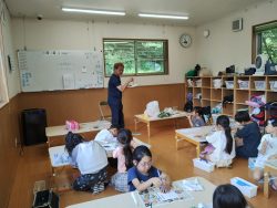 8月22日　絵手紙　2年