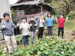 手作りおやつ　サツマイモの天ぷら🍠